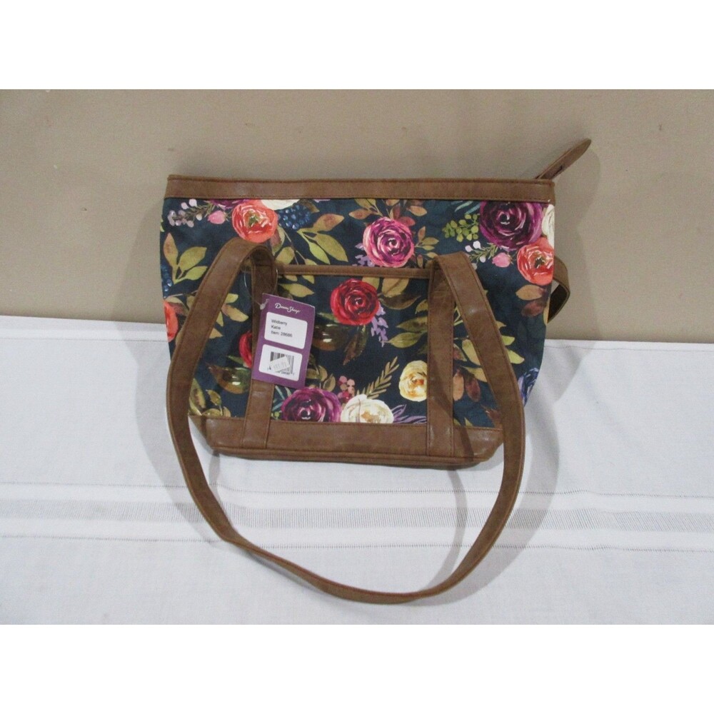 NEW Donna Sharp Wildberry Katie Handbag Tote Med. Floral Design MSRP 51.99